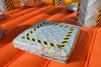 Jeu de Carnaval Gonflable Interactif Boule de Démolition, Jeu Gonflable d'Extérieur pour Adultes et Enfants