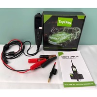 Détecteur de circuit de voiture/camion P100 12V/24V noir, analyseur de batterie, instrument de diagnostic de panne