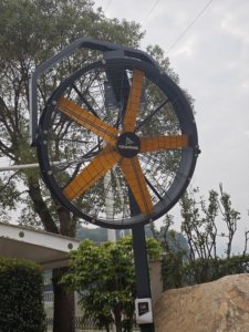 Ventilador Industrial de Pared para Exteriores de 600-1500 mm con Motor PMSM IE5, 220V CA, Protección IP55, Ventilador de Jardín - Product Image 5