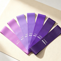 Anneaux de Pilates multicolores en TPE, bandes de résistance pour le yoga, étirements des fessiers et des jambes, entraînement de force, rééducation, danse, personnalisables