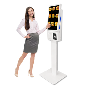 Kiosco de Autoservicio OEM de 21.5 y 23.5 Pulgadas con Múltiples Métodos de Pago (QR/NFC/Efectivo) <span class=keywords><strong>para</strong></span> Optimizar el Pago en Restaurantes, Cafeterías y Zonas de Comida, con Certificación CE y RoHS - Product Image 1