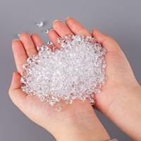 Mini-cubes de glace transparents, glace pilée, pierres de glace, particules de glace, accessoires pour maison de poupée, décoration photo DIY, simulation