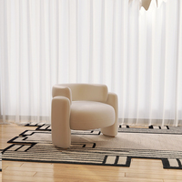 Fauteuil individuel en bois massif de style nordique moderne et minimaliste, chaise de salon créative pour la maison, les chambres, l'extérieur et l'hôtellerie