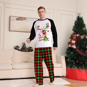 Pijamas de Família com Estampa de Rena, Conjuntos de Roupa de Noite para Feriados, Pijamas de Manga Longa, Fantasia de Natal - Product Image 4