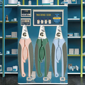 Venta al por mayor de fábrica, cortaúñas de acero inoxidable para mascotas, tijeras de uñas para perros y gatos para productos de aseo canino - Product Image 4