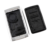 Coque de clé de voiture intelligente à 4 boutons avec puce 433Mhz ABS Noir pour Megane 4 Espace 5 Talisman Kadjar