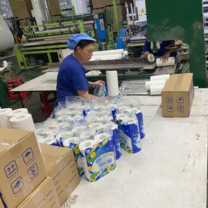 Rollo de papel de cocina de 2 capas ultrasuave al <span class=keywords><strong>mejor</strong></span> precio de China, <span class=keywords><strong>toalla</strong></span> de papel absorbente de aceite desechable para limpieza personalizable - Product Image 5