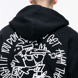 Felpa <span class=keywords><strong>con</strong></span> cappuccio per gli uomini in rilievo regolare ampia vestibilità Slim all'ingrosso strass ricamato <span class=keywords><strong>con</strong></span> <span class=keywords><strong>corna</strong></span> campione libero <span class=keywords><strong>felpe</strong></span> <span class=keywords><strong>con</strong></span> cappuccio Nude - Product Image 6