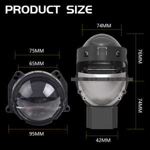 Upgrade A11 Pro 3.0 Inch Bi-<b>led</b> <b>Projector</b> Lens 6000K 64W Car Headlamp <b>LED</b> Headlights for Better Overhead <b>Projector</b> Lens - Product Image 4