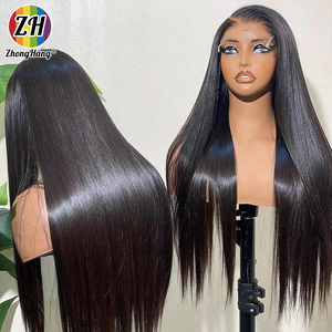 Parrucca Frontale in Pizzo da 50 Pollici, Parrucca in <span class=keywords><strong>Capelli</strong></span> Umani Veri Grezzi Cambogiani da 40, 50, 60 Pollici, <span class=keywords><strong>Parrucche</strong></span> Personalizzate Naturali per Saloni di Bellezza e Uso Personale con Etichetta Privata - Product Image 3