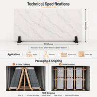 Lembaran Batu Kuarsa Seri Linear Putih Kustom, Tebal 15-30mm, Meja Dapur Modern untuk Dapur dan Dinding Kamar Mandi