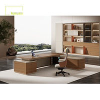 Scrivania da ufficio direzionale moderna a forma di L, regolabile in altezza, in legno, con cassetto, vendita all'ingrosso direttamente dalla fabbrica.