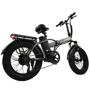 Eu מחסן dropshipping 20 אינץ שמן foldable אופניים חשמליים bafang 48v 500w מתקפל אופניים חשמליים אפור