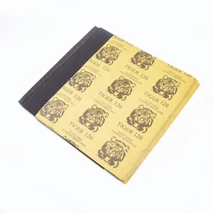 TIGER Marque Carbure De Silicium Étanche Golden Kraft 9 "* 11" Papier De Sable Abrasif Pour Le Bois