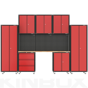 Kinbox Hot Sales Heavy Duty Garage <b>Storage</b> Steel <b>Cabinet</b> to Store <b>Tools</b> 20CM11 Garage <b>Storage</b> Toolbox Trolley - Product Image 4