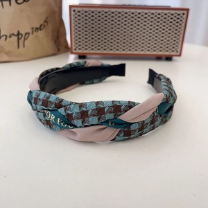 Hàn Quốc Retro rô tóc ban nhạc cho phụ nữ, cao hàng đầu, cạnh rộng, mùa thu và mùa đông đầy màu sắc ép, cao cấp phong cách Headband - Product Image 2