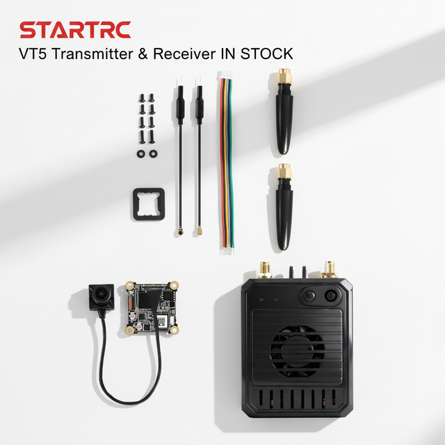 STARTFPV VT5 1080P Digital FPV System HD Low-Latency Video Transmission 4.9 5.9GHz 5W VTX Transmitter Receiver Plastic Metal