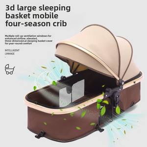 Kinderwagen seggiolino auto e passeggino passeggino passeggino per bambini Poussette 3 En 1 passeggino pieghevole carrozzina 3 in 1 con seggiolino auto - Product Image 6