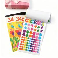 Lot d'autocollants esthétiques pour scrapbooking - 346 designs uniques de différentes tailles pour les adolescentes pour décorer les cahiers