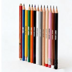 Lápiz de Madera Estándar Personalizado al por Mayor con Logotipo, Colores Macaron, Diseño Libre, para Uso Comercial y Regalos Promocionales - Product Image 1