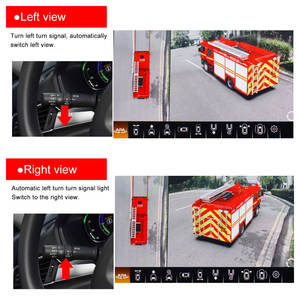 Système de caméra de <span class=keywords><strong>voiture</strong></span> Smartour 360 4G 1080P AI <span class=keywords><strong>Bird</strong></span> Surround Enregistreur panoramique de conduite avant/arrière/latéral pour stationnement, étanche - Product Image 3