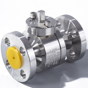 Vanne à boisseau sphérique en acier inoxydable forgé de 5 pouces, classe 150, à trois pièces, avec bride, livraison gratuite, directement de l'usine - Product Image 1