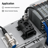 Boîtiers de connecteurs de capteurs en PBT usinés sur mesure par CNC pour équipements de contrôle d'automatisation avec prise en charge DFM