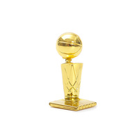 Trophée de championnat Larry O'Brien en alliage, mini trophée de basketball, ornement - Fabriqué à Guangzhou, cadeau de jeu, souvenir sportif scolaire