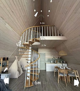 <span class=keywords><strong>Precio</strong></span> de fábrica, villa de acero prefabricada, apartamento, casa verde impermeable para uso hotelero o residencial, casa de diseño triangular - Product Image 5