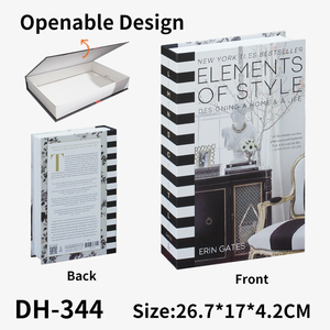 Libros Decorativos de Tapa Dura con Estilo Moderno y Elegante, con Almacenamiento Oculto, Libro Falso con Caja de Almacenamiento - Product Image 4