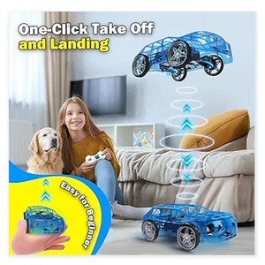 Drone RC KK, voiture mini drone RC et voiture volante, quadricoptère télécommandé avec décollage/atterrissage à une touche, lumières LED - Product Image 2