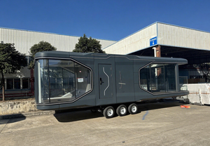 Klein Trailerhuis Onder 2500Kg-Lichtgewicht Aluminium Constructie Met Stalen Assen Voor Eenvoudig Slepen Milieuvriendelijk Trailerhuis - Product Image 2