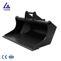 Godet de nivellement S45 S50, largeur 1200, 200L 250L, attache pour pelle hydraulique, godet scandinave pour projets routiers municipaux