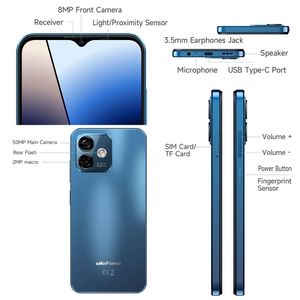 Ulefone <span class=keywords><strong>Note</strong></span> 16 Pro 4GB + 256GB 6,52 Pulgadas Teléfonos Móviles Ulefone Dual Sim 4G Android <span class=keywords><strong>13</strong></span> - Product Image 6