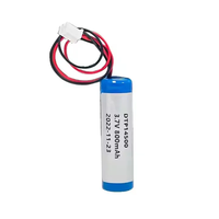 Sistem Penyimpanan Baterai Surya 14500 Baterai Lithium Ion Silinder 3.7V Baterai Lithium Isi Ulang 500mAh 800mAh 1300mAh