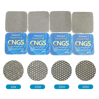 Tampons de ponçage manuels souples en diamant XMGT 60-400 grains pour le façonnage/polissage des bords de carreaux et de verre – Outil de ponçage flexible