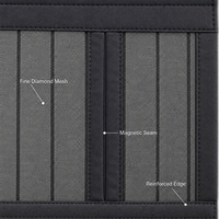 Moustiquaire magnétique moderne en maille diamantée pour porte, rideau anti-insectes auto-fermant durable pour salon et salle de bain, vente en gros
