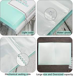 <span class=keywords><strong>Livre</strong></span> de présentation A3 pour peinture diamant, classeur d'art de 30 pages avec pochettes transparentes pour le rangement des œuvres d'art - Product Image 5