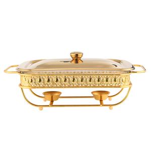 Plats chauffants de luxe de 1,5 L/2 L, plat chauffant pour buffet, réchaud à nourriture, réchaud à buffet en verre pour hôtel, restaurant, maison - Product Image 1