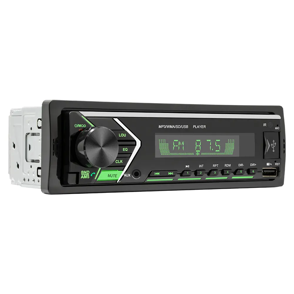 Bestree new design private tooling single din in-dash autoradio car radio with BT hands free EQ FM dual USB car stereo