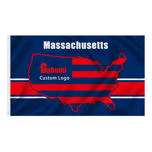 Gahumi工厂热销产品2025热销风格定制旗帜高品质便宜定制新马萨诸塞州团队旗帜6*9 - Product Image 4