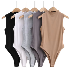 Tuta Casual da Donna <span class=keywords><strong>Sexy</strong></span> e Aderente, Jumpsuit da Spiaggia, Body <span class=keywords><strong>Femminile</strong></span> - Product Image 4