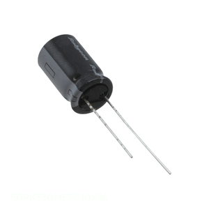 ตัวเก็บประจุผ่านรู330 uF 20% 50V รัศมี th 330 uF ตัวเก็บประจุผ่านรูสำหรับ50PK330MEFC10X16 - Product Image 1