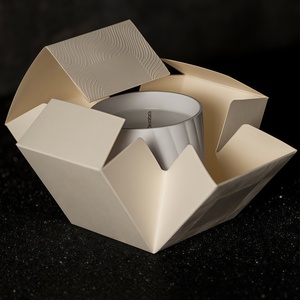 Boîte en papier kraft écologique avec fenêtre pour la présentation de savon biologique et de bougies artisanales sur les marchés de détail - Product Image 2