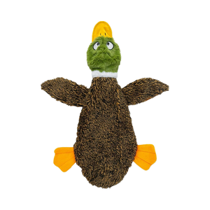 En iyi 2-in-1 gıcırtılı köpek çiğneme oyuncakları yumuşak dayanıklı kumaş için küçük orta büyük evcil Stuffless kapalı playaktif ısırma 1 vahşi ördek - Product Image 1