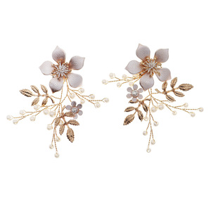 Huanxing nuevo estilo chino vestido de novia zapatos Sentie antiguo hecho a mano tacón alto flor aleación perla zapato - Product Image 4