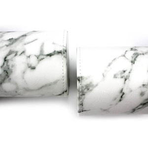 Valigia Trolley di Alta Qualità in Marmo Bianco, Borsa per Cosmetici in Pelle PU con Etichetta Privata Personalizzata, Borsa per Pennelli e Strumenti di Bellezza - Product Image 6