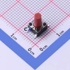 TS-1102SD-A-M-R Tactile Switch SMD-4P,6x6mm Switch ( Operating Force: 1N )( Switch Length: 6mm )( Switch Width: 6mm ) - Product Image 1