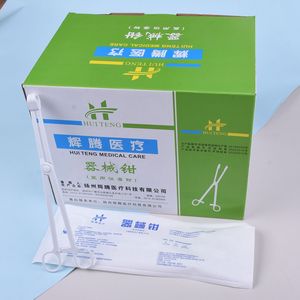 คีมห้ามเลือดแบบใช้แล้วทิ้ง Huiteng Medical Care สีขาว ทำจากพีวีซี สำหรับการผ่าตัดทางทันตกรรม ใช้ทำความสะอาดและทำแผล - Product Image 1