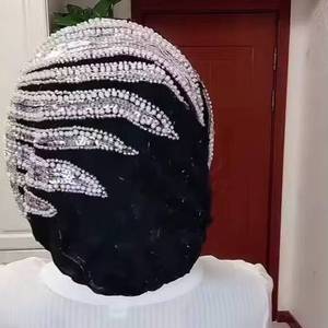 Phoenix tail decorative hat, elegant women's fashion <b>headband</b> YASEEN, nylon, breathable, eco-friendly, suitable for all seasons - Product Image 1